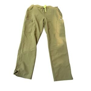 FIGS Olive Green Scrub Pants Women’s Elastic Waist Drawstring Pants Size M/P